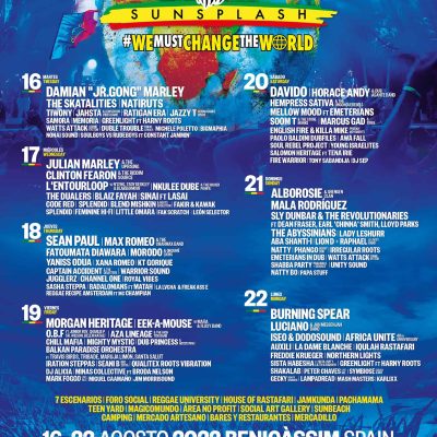 Line Up | Rototom Sunsplash